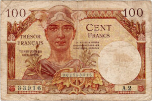 100 francs Trésor Français type 1947