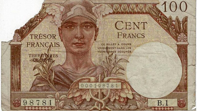 100 francs Trésor Français type 1947