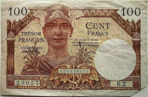 100 francs Trésor Français type 1947