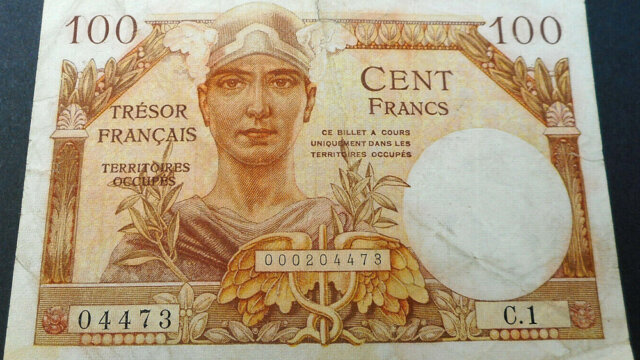 100 francs Trésor Français type 1947