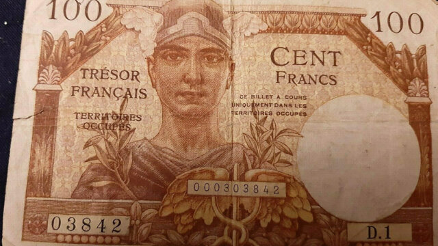 100 francs Trésor Français type 1947