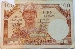 100 francs Trésor Français type 1947