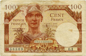 100 francs Trésor Français type 1947