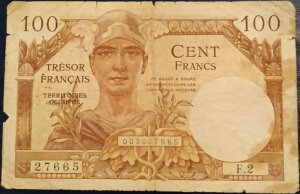 100 francs Trésor Français type 1947