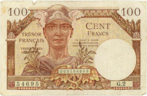 100 francs Trésor Français type 1947