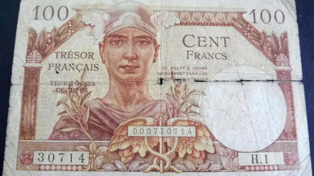 100 francs Trésor Français type 1947