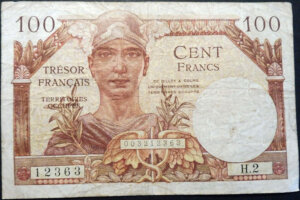 100 francs Trésor Français type 1947