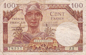 100 francs Trésor Français type 1947