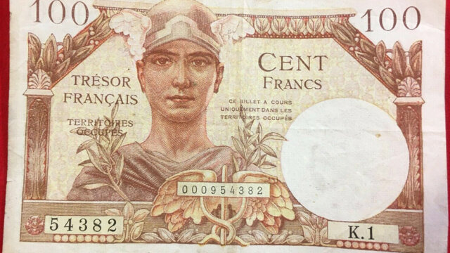 100 francs Trésor Français type 1947