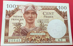 100 francs Trésor Français type 1947