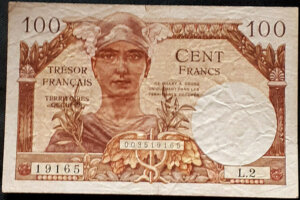 100 francs Trésor Français type 1947