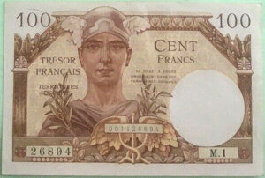 100 francs Trésor Français type 1947