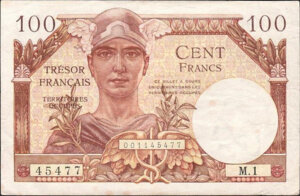 100 francs Trésor Français type 1947