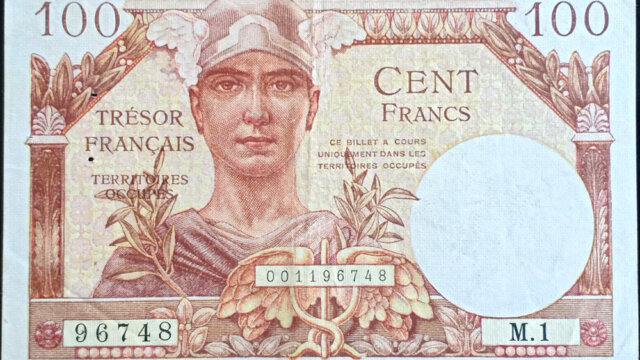 100 francs Trésor Français type 1947