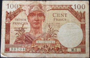 100 francs Trésor Français type 1947