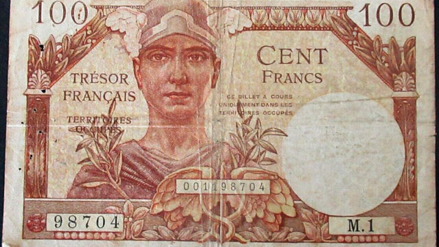 100 francs Trésor Français type 1947