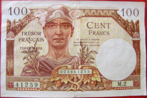 100 francs Trésor Français type 1947