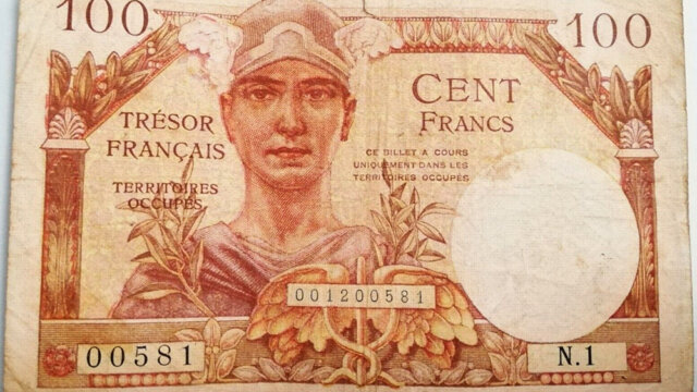 100 francs Trésor Français type 1947