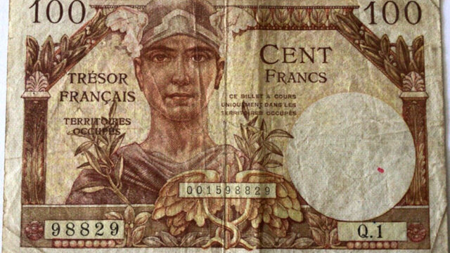 100 francs Trésor Français type 1947