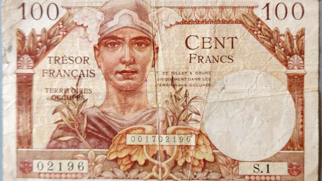 100 francs Trésor Français type 1947