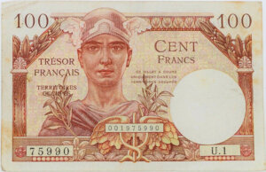 100 francs Trésor Français type 1947