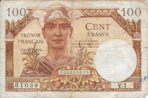 100 francs Trésor Français type 1947