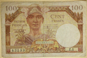 100 francs Trésor Français type 1947