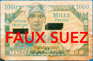 1000 francs Trésor Français type 1947