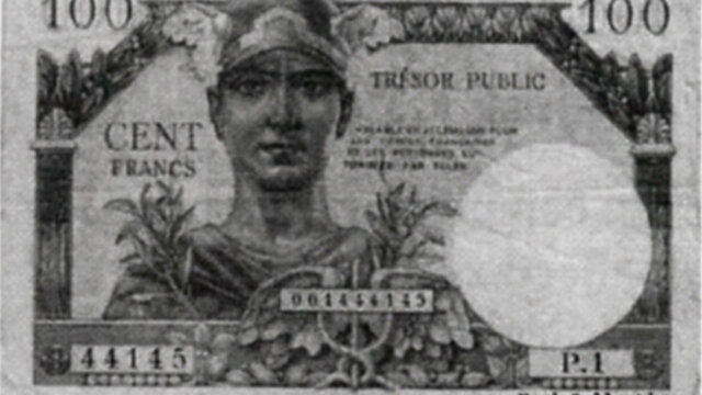 100 francs Trésor Public type 1955