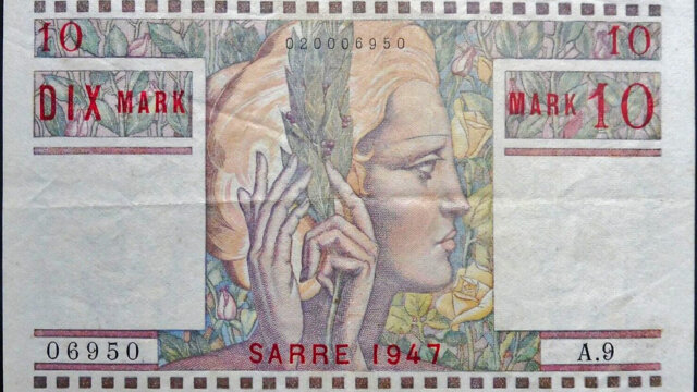 10 Mark Sarre type 1947