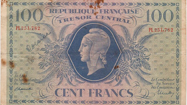 100 francs Marianne type 1943