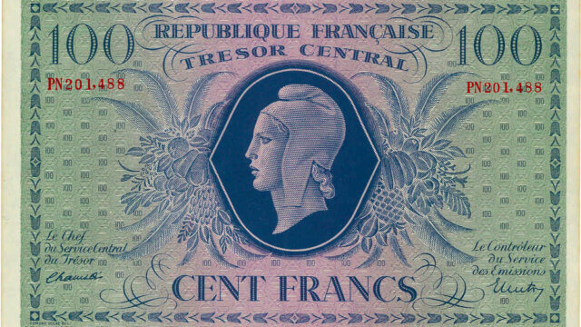 100 francs Marianne type 1943