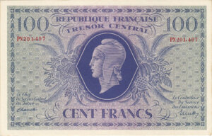 100 francs Marianne type 1943