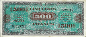 500 francs Drapeau type 1944