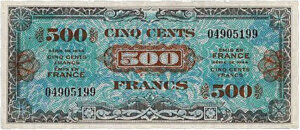 500 francs Drapeau type 1944