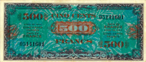 500 francs Drapeau type 1944