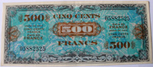 500 francs Drapeau type 1944