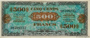 500 francs Drapeau type 1944