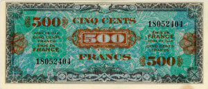 500 francs Drapeau type 1944