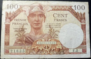 100 francs Trésor Français type 1947