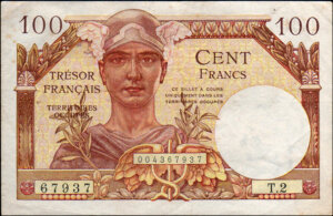 100 francs Trésor Français type 1947