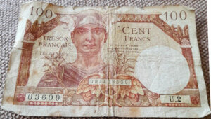 100 francs Trésor Français type 1947