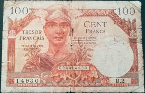 100 francs Trésor Français type 1947