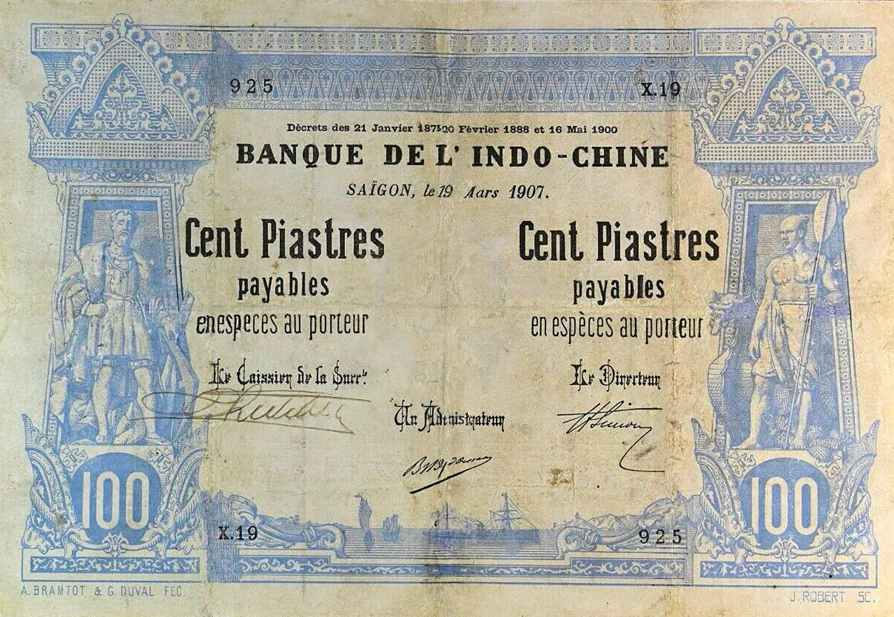 100 piastres type 1907 biFyc