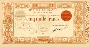 5000 francs type 1846 rouge