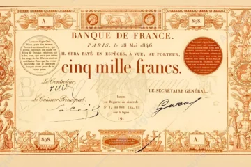 5000 francs type 1846 rouge